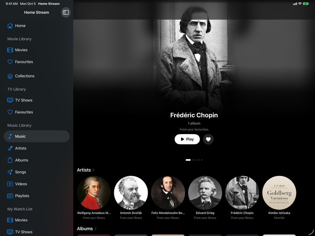Music on iPad